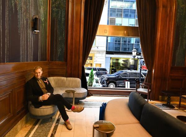 Norman at the St. Regis.