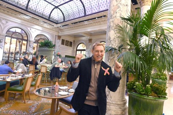 Norman at the Plaza Hotel.